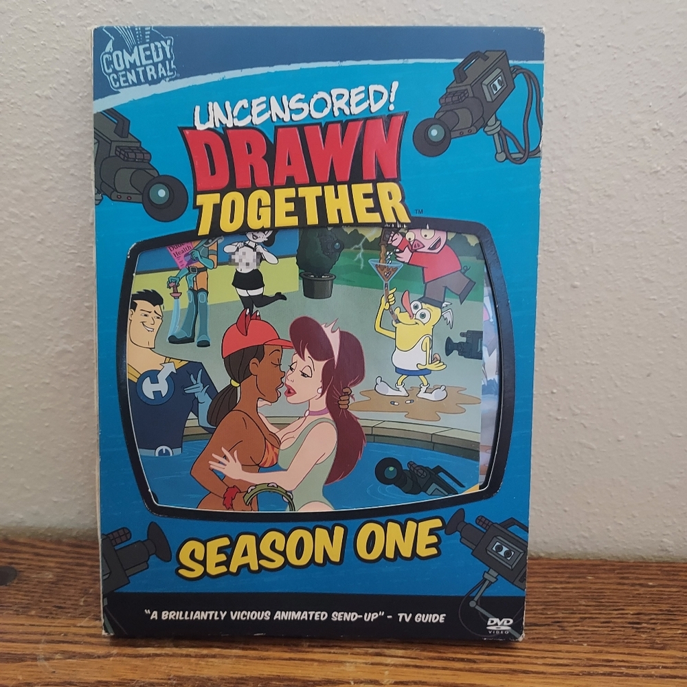 Drawn Together: Season One (DVD, 2004) Pre-Owned Tested Working Good Condition